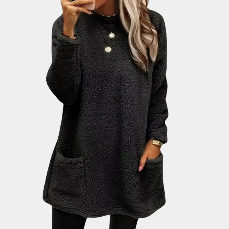 Greta | Gemütliches Und Lässiges Tunika Sweatshirt