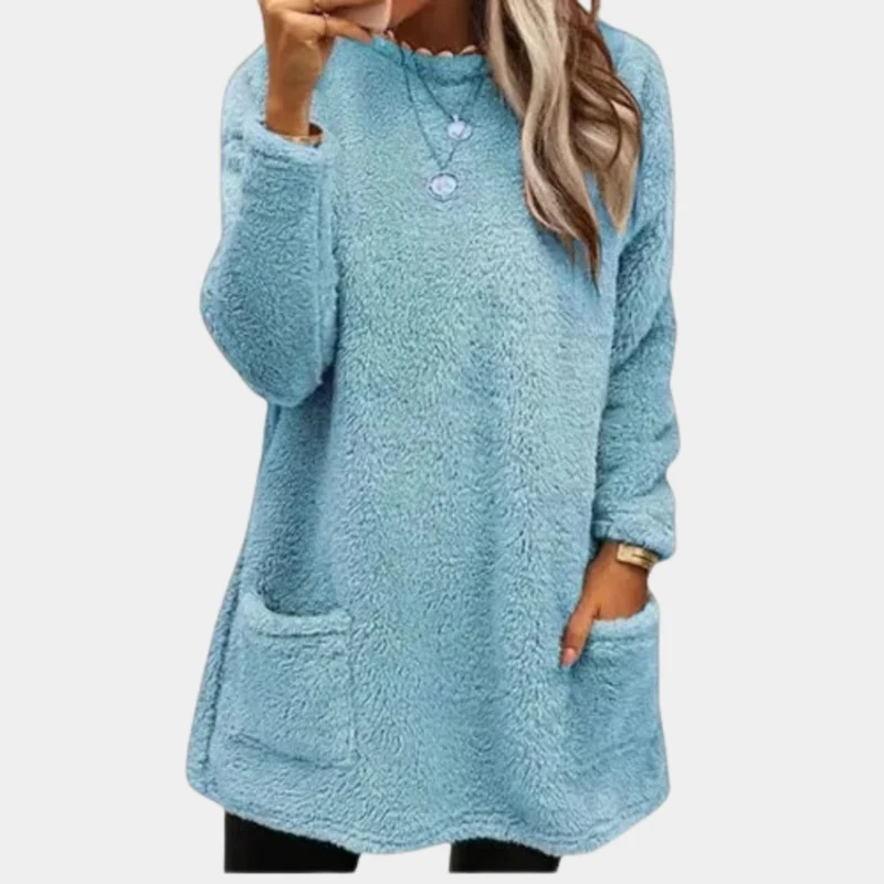 Greta | Gemütliches Und Lässiges Tunika Sweatshirt