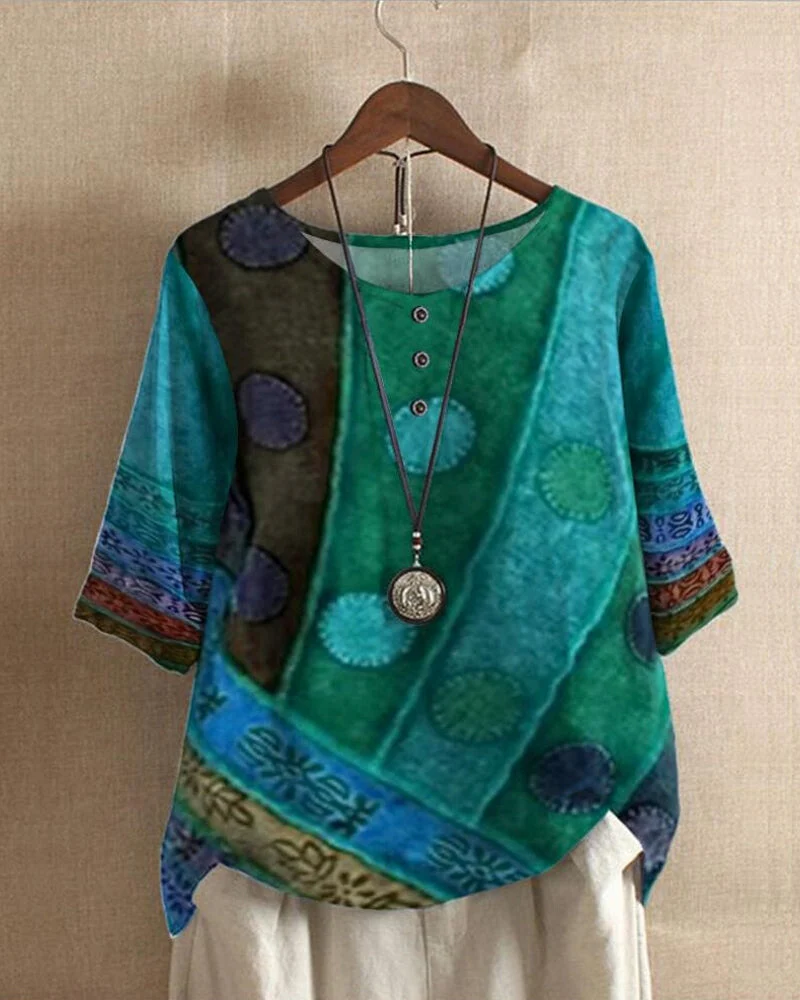 Emilia | Entpanntes Und Stilvolles Boho Tunika-Oberteil