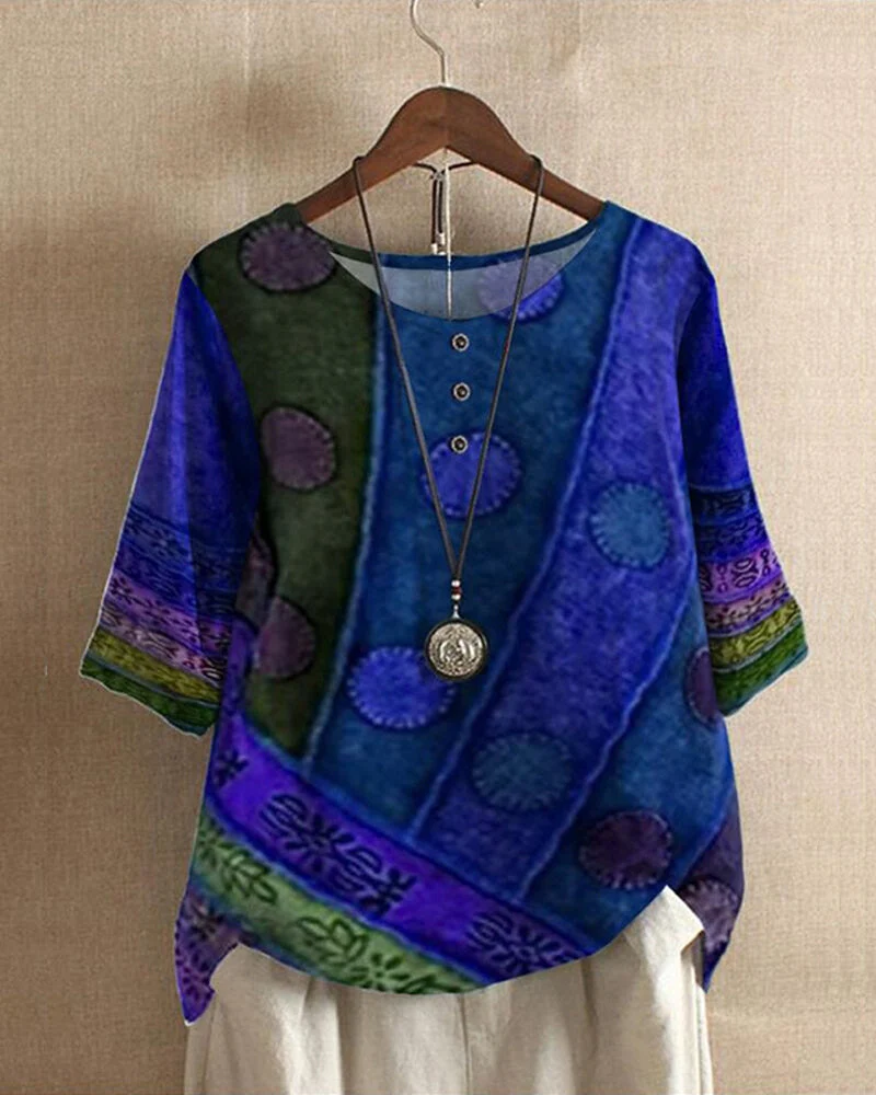 Emilia | Entpanntes Und Stilvolles Boho Tunika-Oberteil