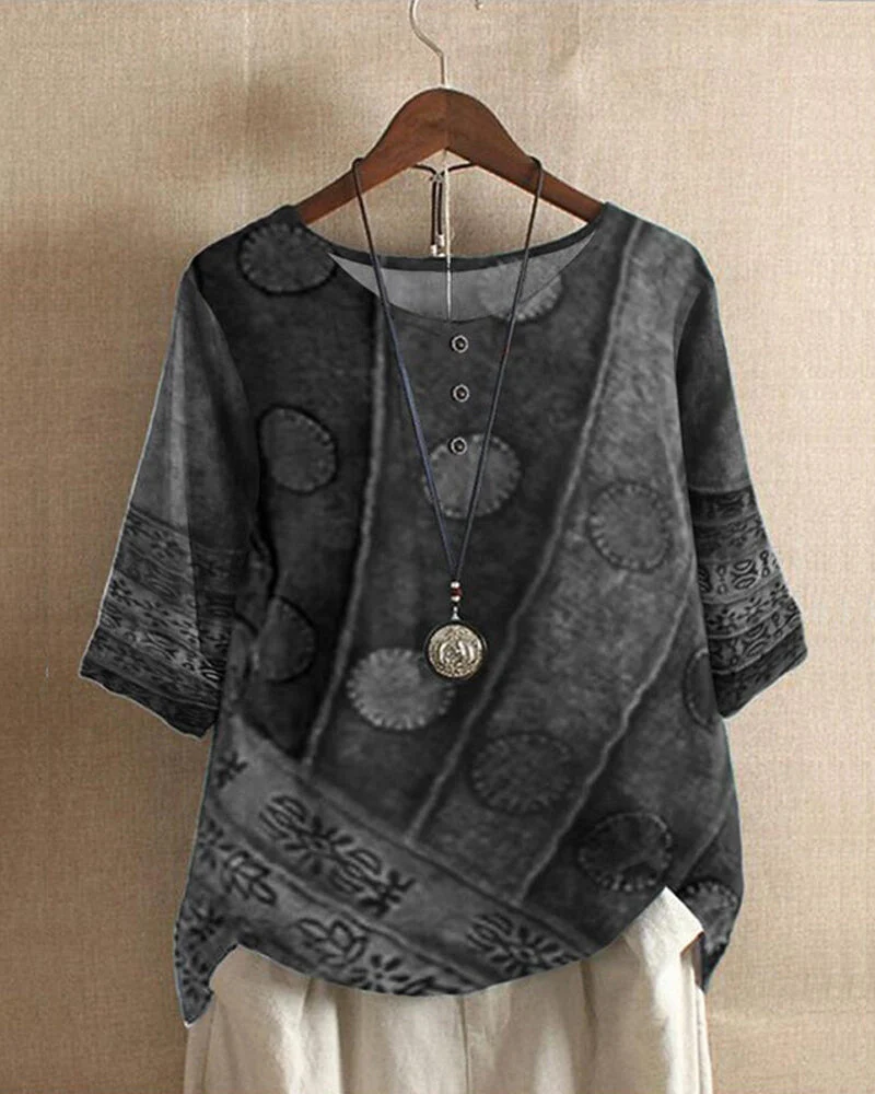 Emilia | Entpanntes Und Stilvolles Boho Tunika-Oberteil