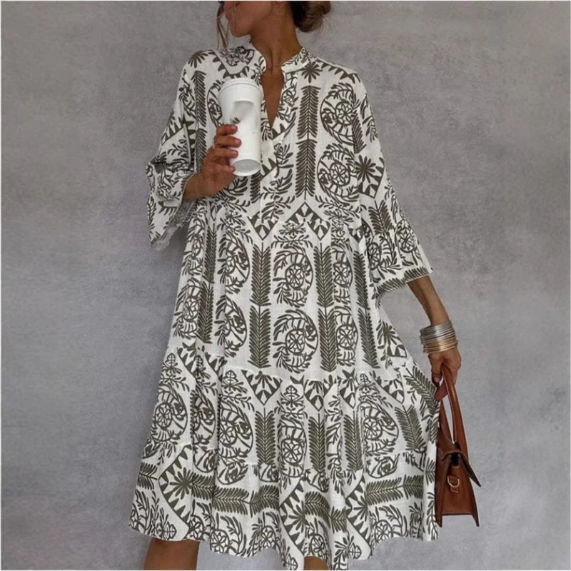 Charlotte | Bezauberndes Und Luftiges Blumen-Tunika-Kleid