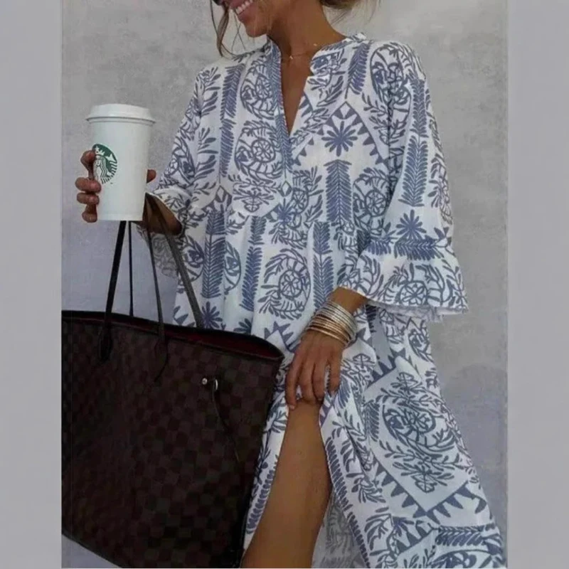 Charlotte | Bezauberndes Und Luftiges Blumen-Tunika-Kleid