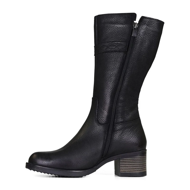 Contemporary Comfort Boots E Fit - OLIVE - Olive / null - Black Tumbled Nubuck