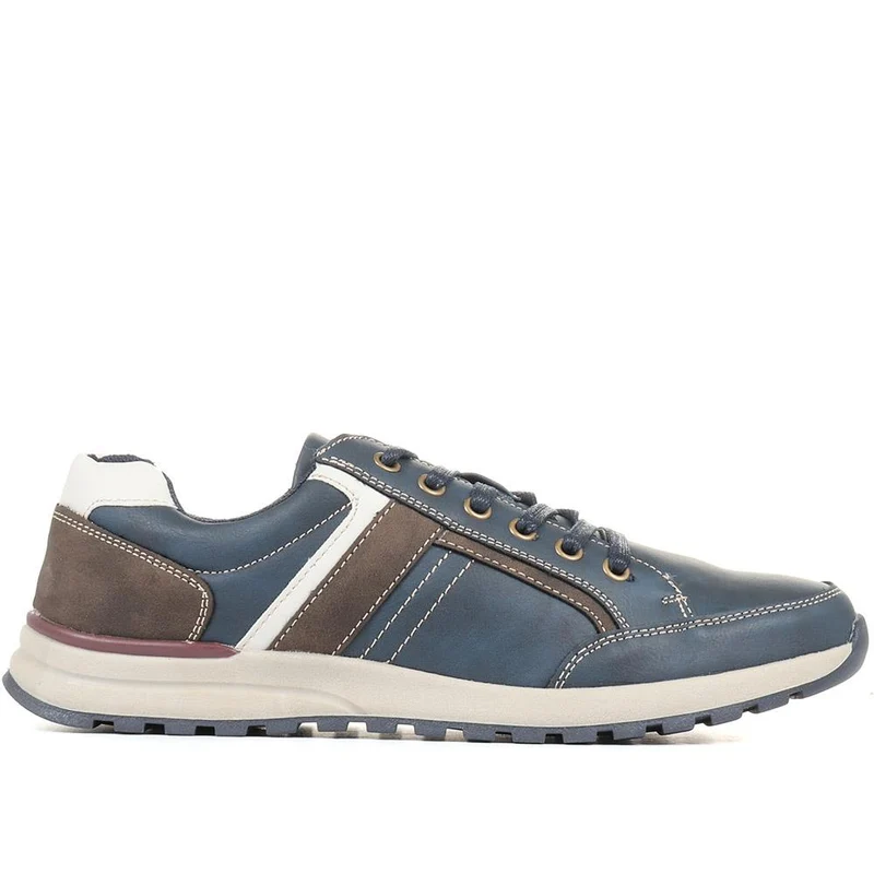 Lace Up Trainers - CHANG34001 / 321 142 - Navy