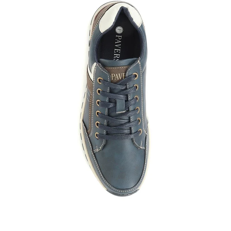 Lace Up Trainers - CHANG34001 / 321 142 - Navy