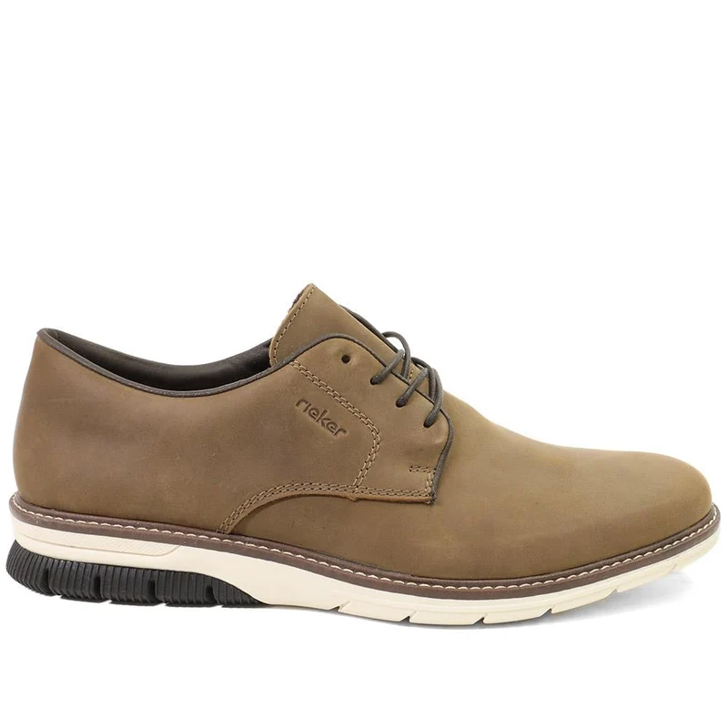 Rieker Smart Casual Lace Up Shoes - RKR43506 / 328 965 - Taupe