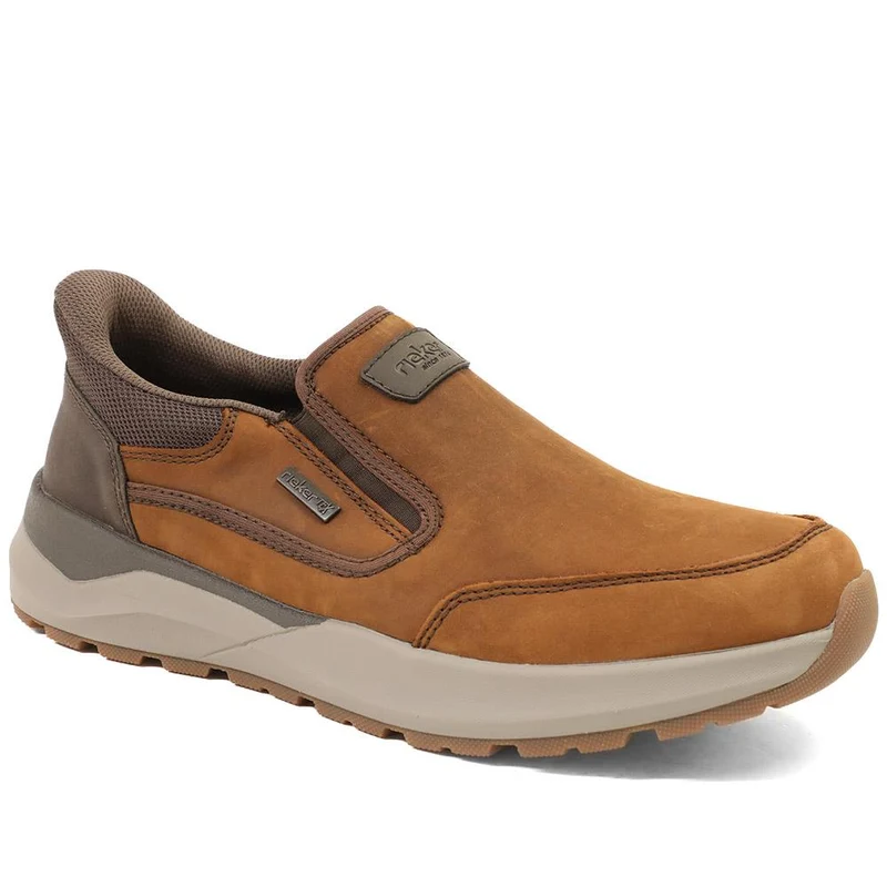 Rieker Wide Fit Elasticated Shoes - RKR43502 / 328 773 - Brown