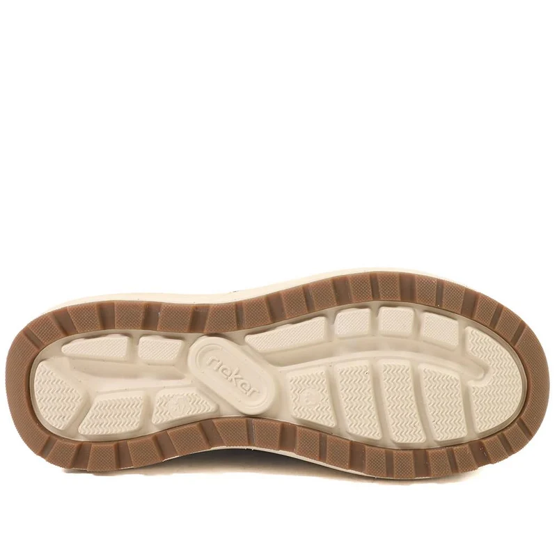 Rieker Wide Fit Elasticated Shoes - RKR43502 / 328 773 - Navy