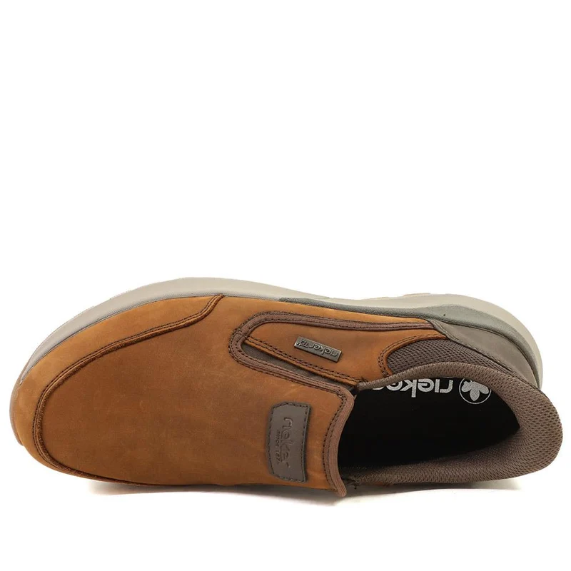 Rieker Wide Fit Elasticated Shoes - RKR43502 / 328 773 - Brown
