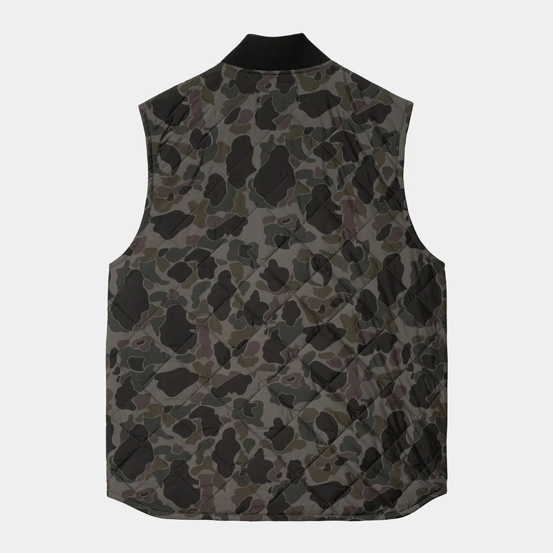 Carhartt WIP Myton Liner Weste für Herren - Camo Duck Grey