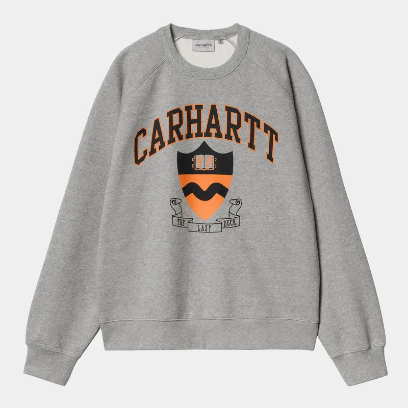 Carhartt WIP Lazy Duck Sweat Top für Herren - Grau meliert
