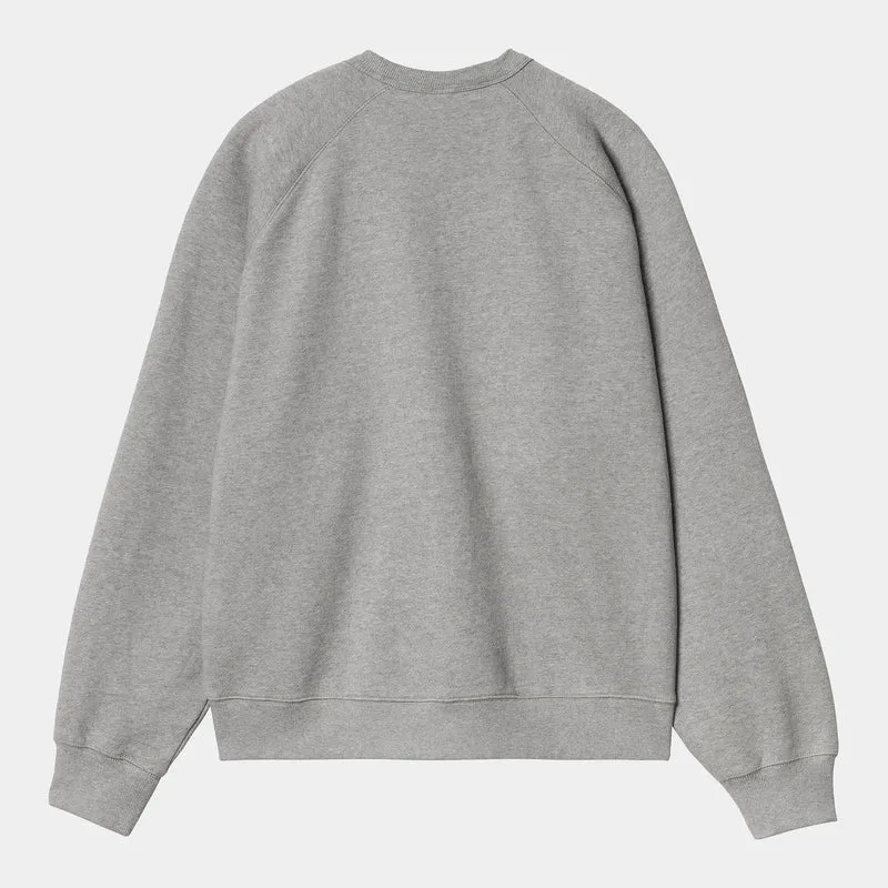 Carhartt WIP Lazy Duck Sweat Top für Herren - Grau meliert