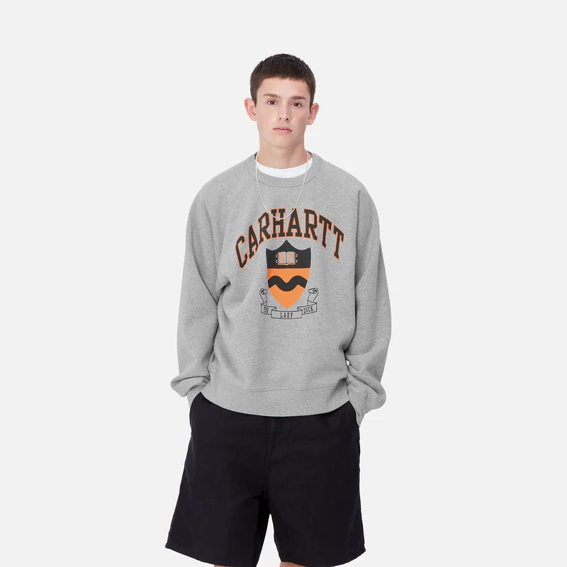 Carhartt WIP Lazy Duck Sweat Top für Herren - Grau meliert