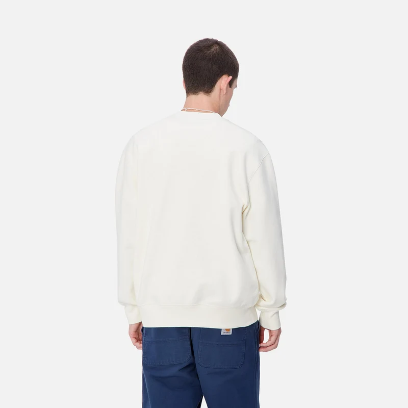 Carhartt WIP Sweat-Top mit Herz-Zug für Herren - Wachs