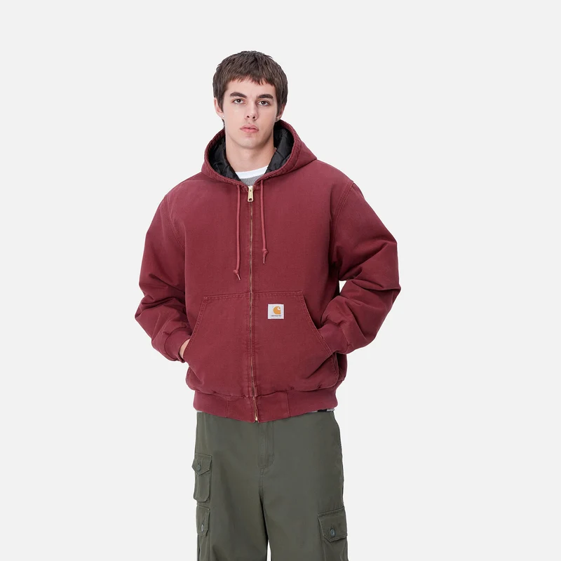 Carhartt WIP Herren OG Active Jacke - Malbec