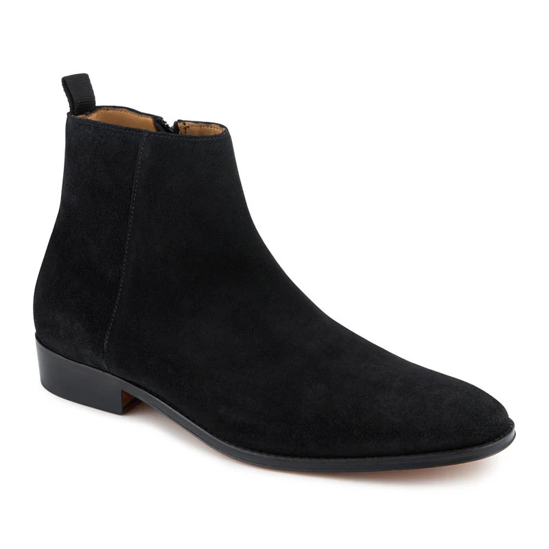 Flaxen Leather Ankle Boots - FLAXEN / 325 744