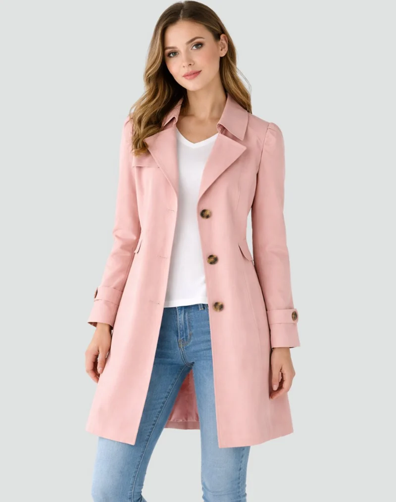 Camille | Klassischer Taillierter Trenchcoat Mit Zeitloser Eleganz