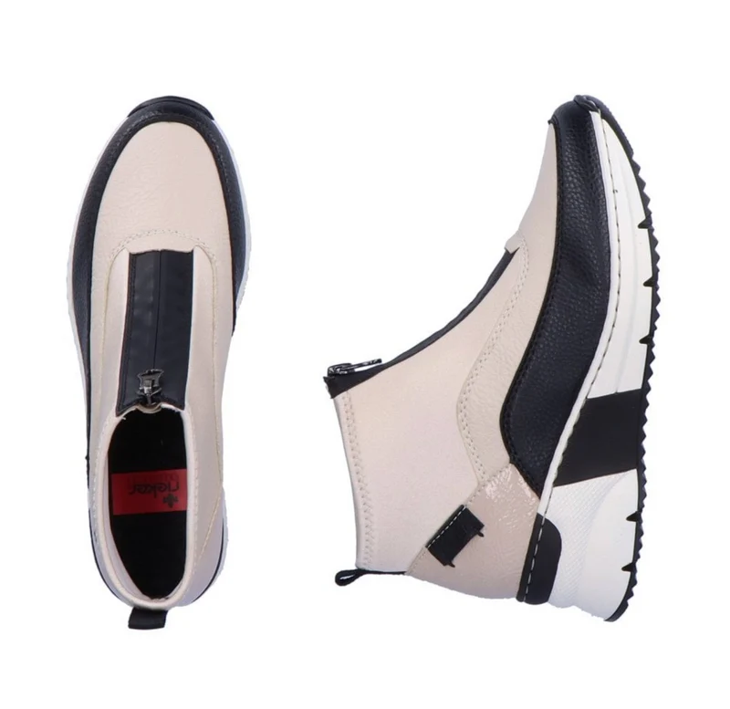 Rieker Mode-Stiefelette für Damen – Beige