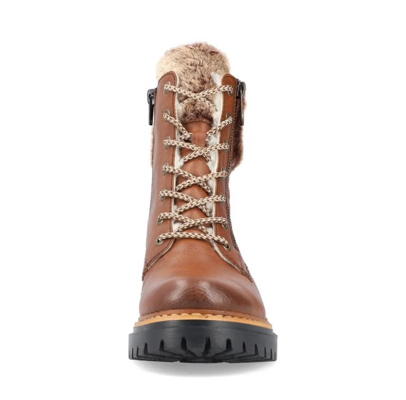 Rieker Stiefelette mit Fleecefutter für Damen - Braun