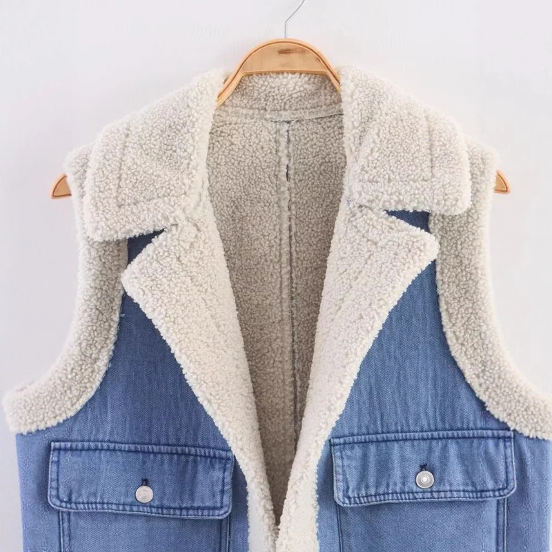 Sophie | Stilvolle Und Gemütliche Jeansweste Mit Fleece-Futter