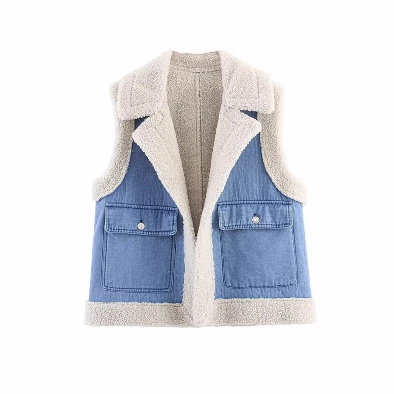 Sophie | Stilvolle Und Gemütliche Jeansweste Mit Fleece-Futter