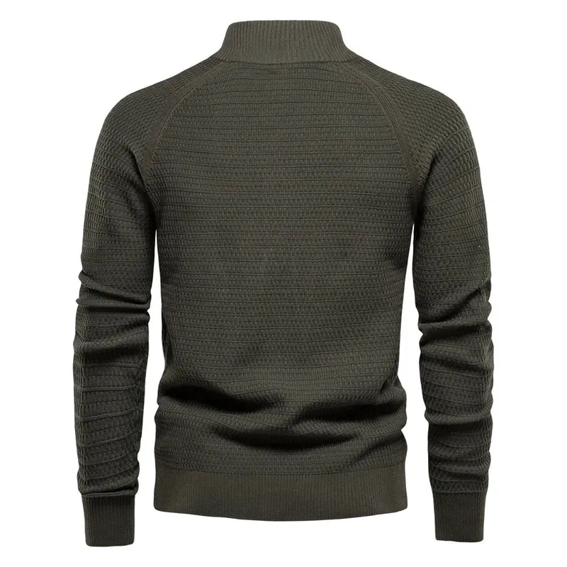Leon | Eleganter Und Vielseitiger Strickjacke Im Zopfmuster