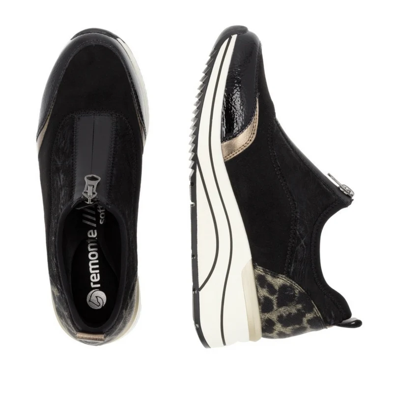 Remonte Mode-Sneaker für Damen – Schwarz
