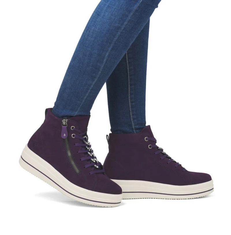 Remonte High-Top-Sneakers für Damen - Lila