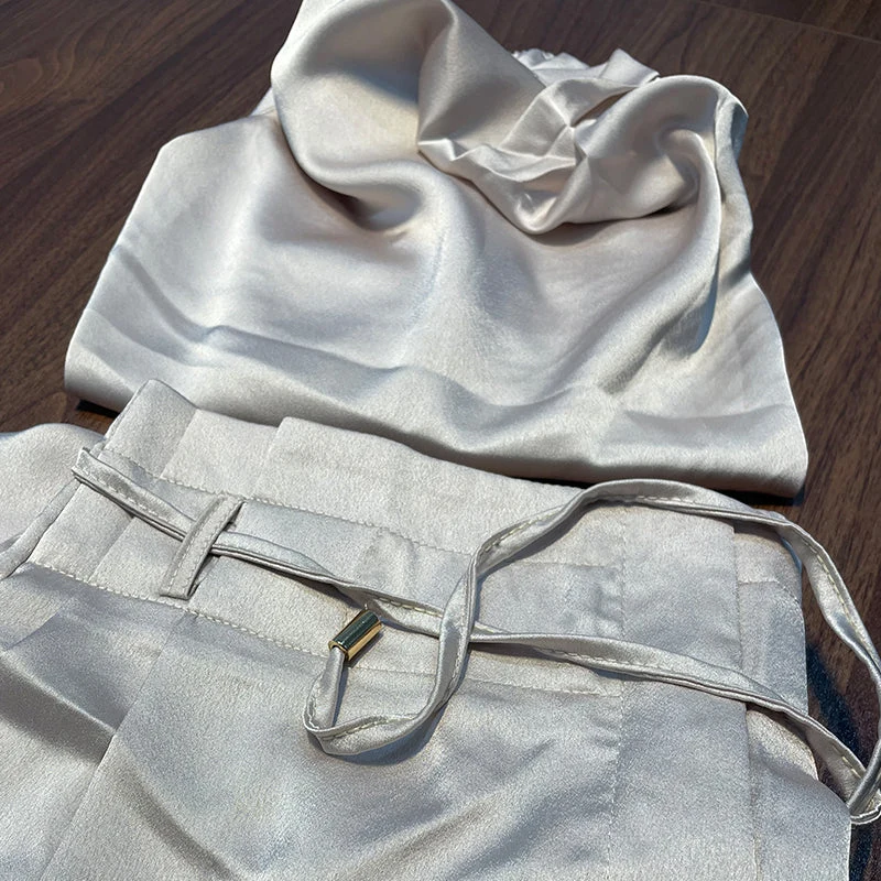 Anke | Elegantes und Poliertes Zweiteiliges Set mit Slim-Fit-Design