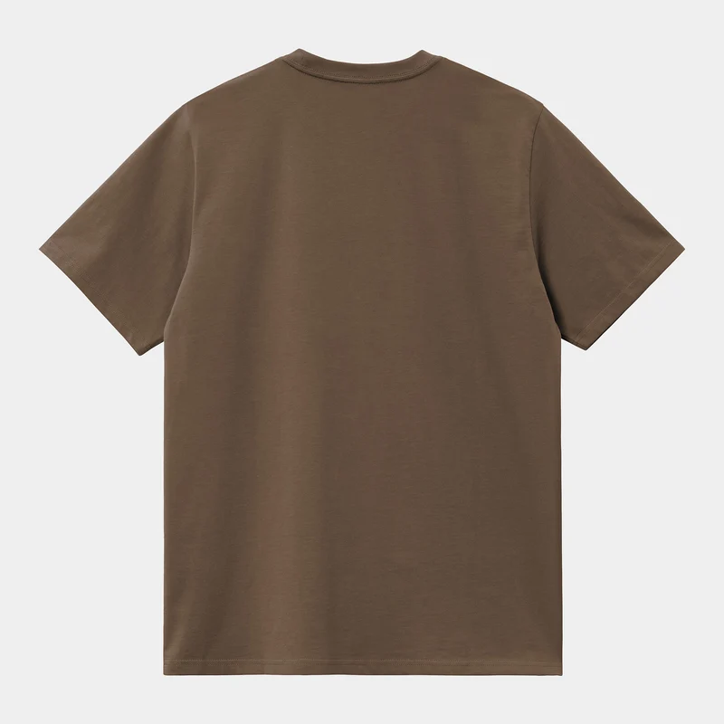 Carhartt WIP T-Shirt mit Tasche für Herren - Kokosnuss