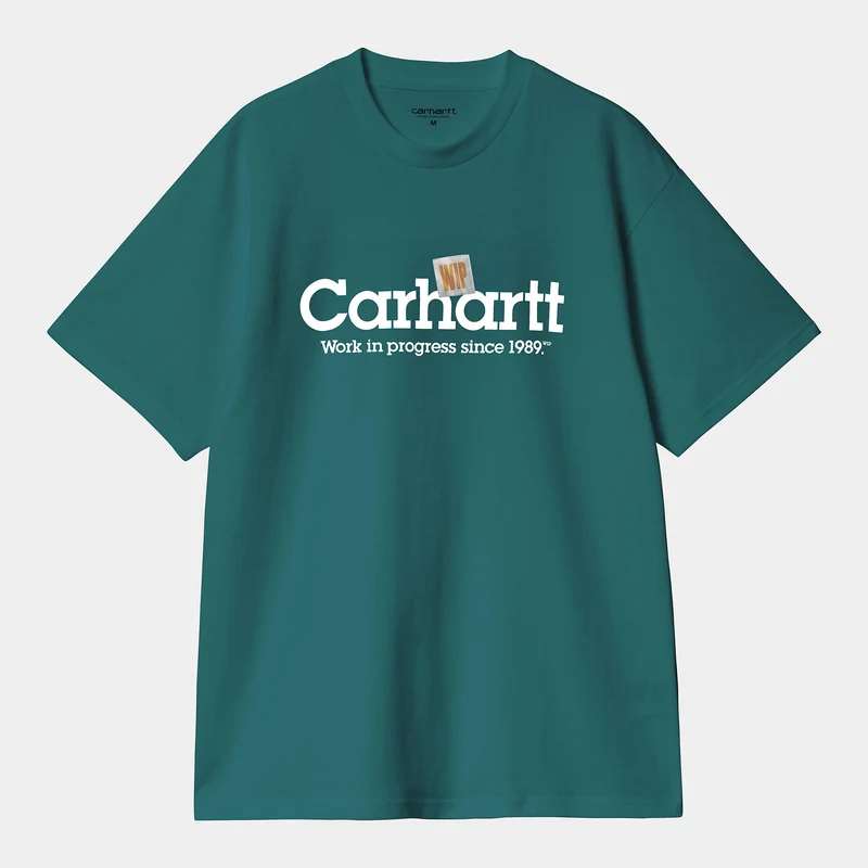 Carhartt WIP T-Shirt mit Script-Print für Herren - Malachit