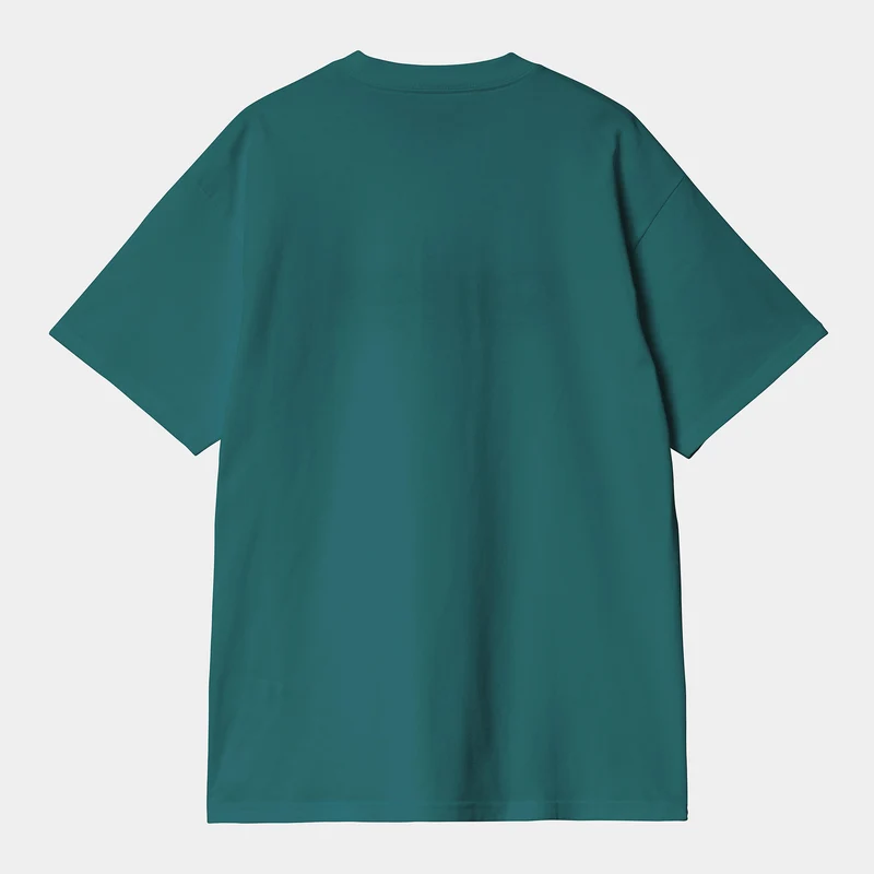 Carhartt WIP T-Shirt mit Script-Print für Herren - Malachit