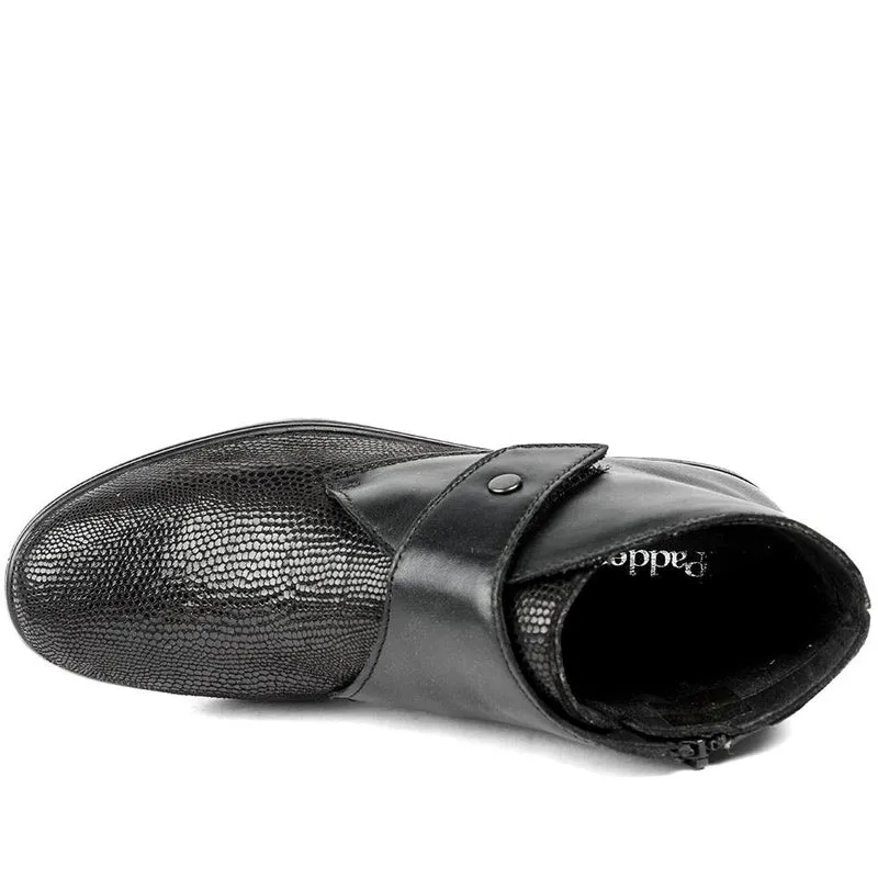Padders Leather Celeste Shoes - SERVI42501 / 329 326 - Black