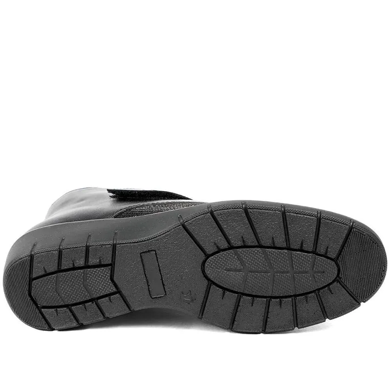 Padders Leather Celeste Shoes - SERVI42501 / 329 326 - Black