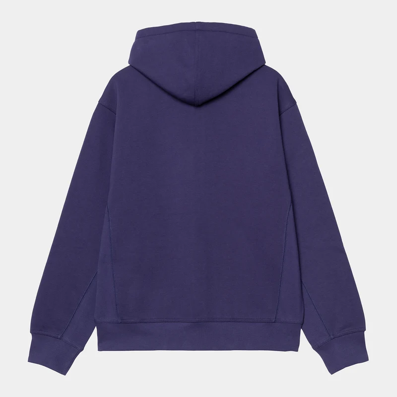 Carhartt WIP Herren American Script Kapuzenjacke mit Reißverschluss vorne – Aura