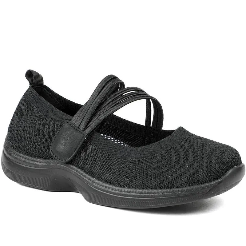 EasyFit Extra Wide Breathable Mary Janes - LALLA / 329 057