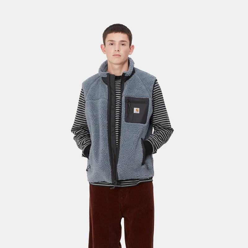 Carhartt WIP Herren Prentis Weste Liner – Taubengrau