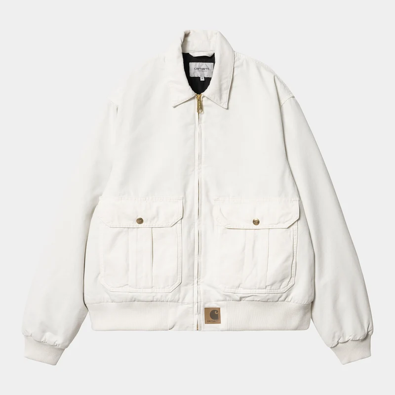 Carhartt WIP Herren Stanton Stone Dyed Jacke - Wachs