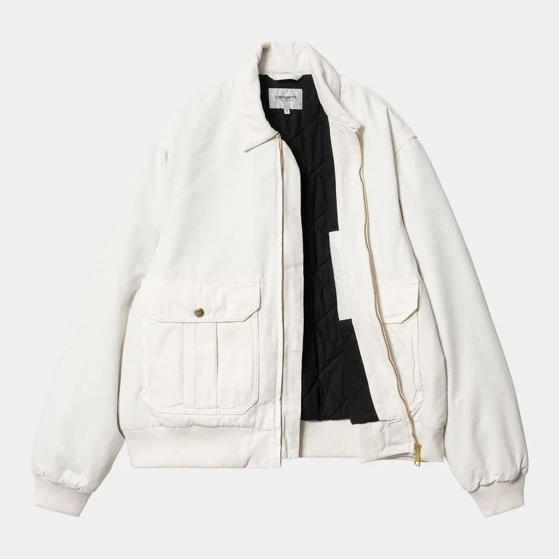 Carhartt WIP Herren Stanton Stone Dyed Jacke - Wachs