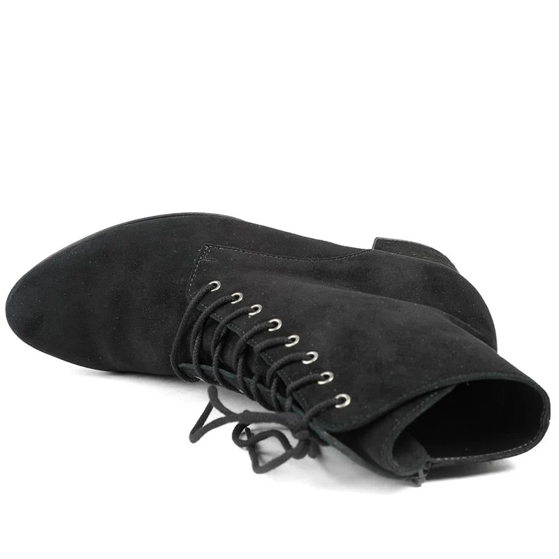 Lace-Up Ankle Boots - GAB40512 / 325 886 - Black