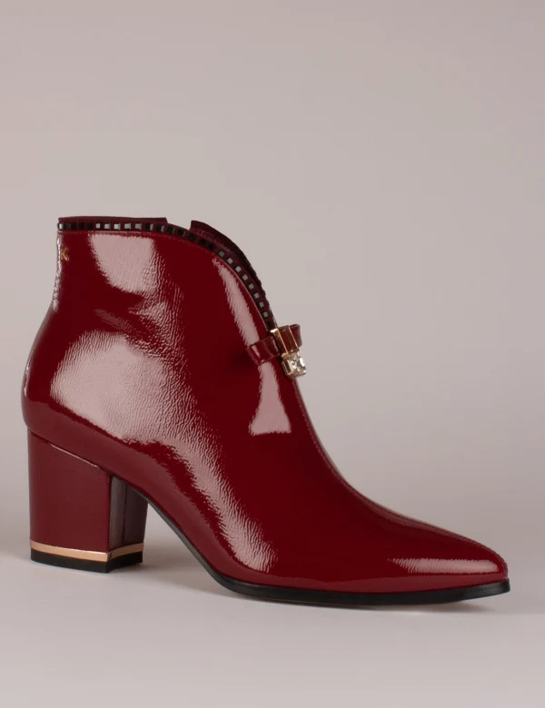 Kate Appleby Damen Alness Stiefelette - Mohnrotes Lackleder