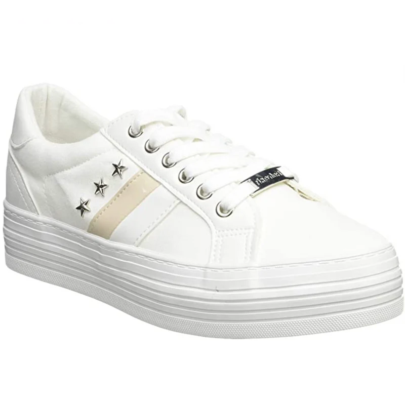 Refresh Modischer Damen-Sneaker – Weiß
