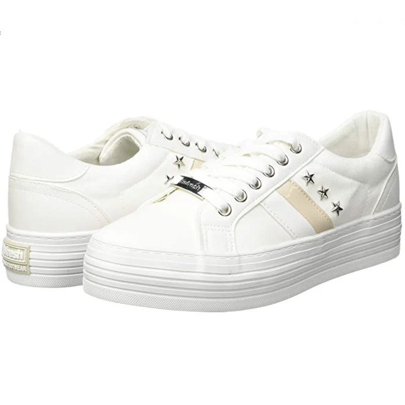 Refresh Modischer Damen-Sneaker – Weiß