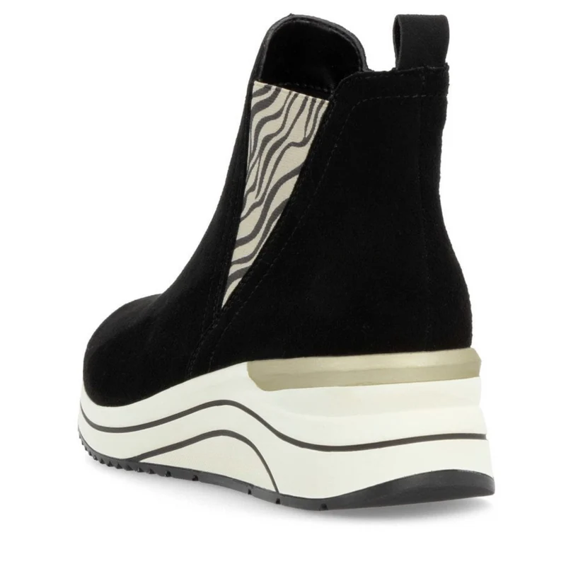Remonte Stiefelette aus Wildleder für Damen - Schwarz