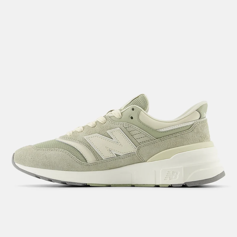 New Balance Unisex 997 Sneaker - Olivin / Leinen