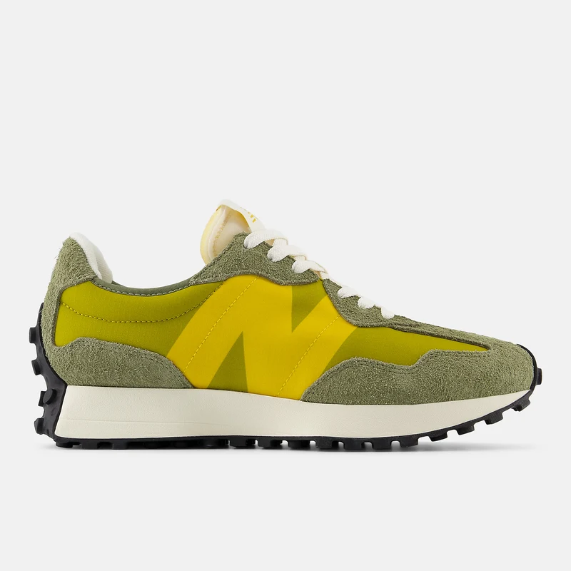 New Balance Unisex 327 Turnschuhe - Stockentengrün / Achatblau