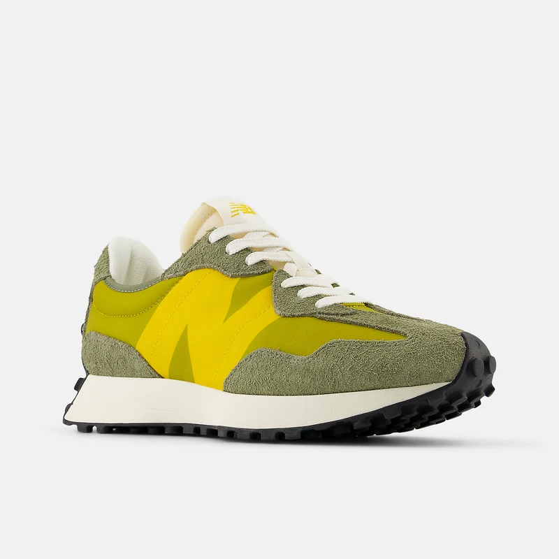 New Balance Unisex 327 Turnschuhe - Stockentengrün / Achatblau
