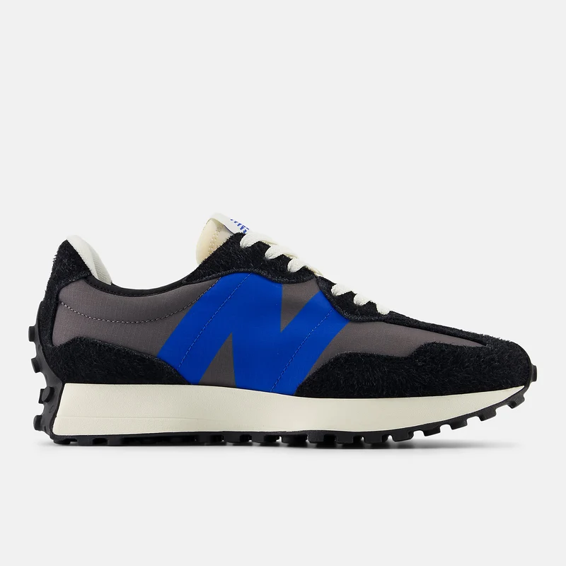 New Balance Unisex 327 Sneaker - Schwarz / Neo Flame