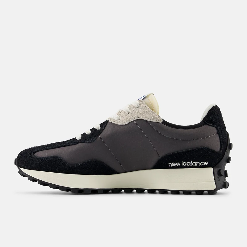 New Balance Unisex 327 Sneaker - Schwarz / Neo Flame